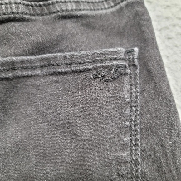 Hollister Jeans Womens 3S Black Leggings Mid Rise Casual Pockets City Hipster - Picture 5 of 11